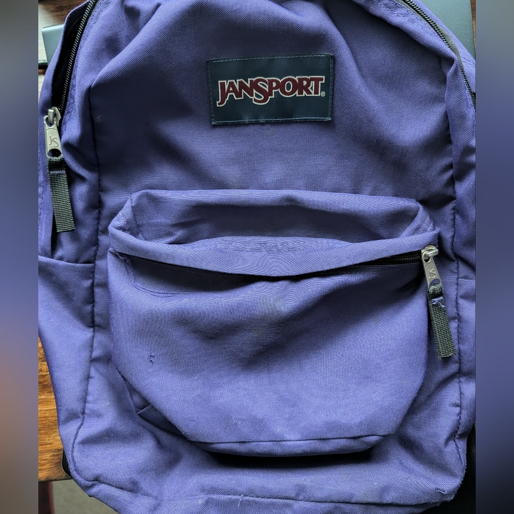 🟣 JanSport Purple Backpack